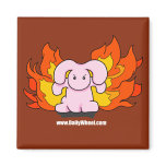 Angry Bunny Magnet