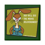 Angry Bunny Redneck Magnet