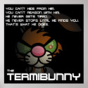 Angry Bunny Termibunny Poster posters
