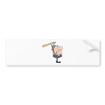 Angry Businessman With Baseball Bat Bumper Stickers
