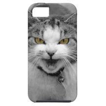 Angry Cat iPhone 5 Case