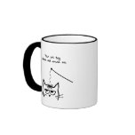 Angry Cat is not amused Coffee Mug