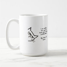 Angry Cat Waits For His Chance Coffee Mug