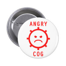 Angry Cog Pins