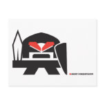 Angry Conquistador Postcard