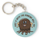 Angry Cookie Keychain