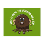 Angry Cookie Postcard
