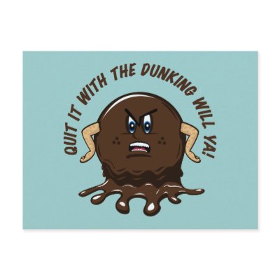 Angry Cookie Postcard by Iantos_Place