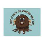 Angry Cookie Postcard