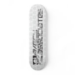 Angry Crew - White / Grey w/stencil skateboards