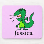 Angry Dinosaur Mouse Pad