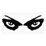 angry eyes icon photo cards