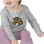 Angry Fierce Cartoon Horse