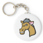 Angry Fierce Cartoon Horse