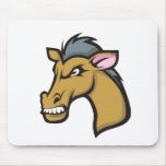 Angry Fierce Cartoon Horse