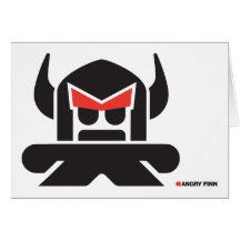 Angry Finn Greeting Cards