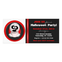 Angry Ghost - Halloween Party Invitations