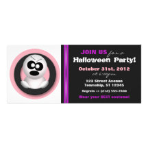 Angry Ghost - Halloween Party Invitations