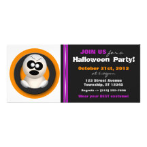 Angry Ghost - Halloween Party Invitations