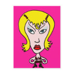 Angry Girl postcards
