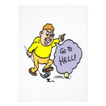 Angry Golfer Custom Announcements