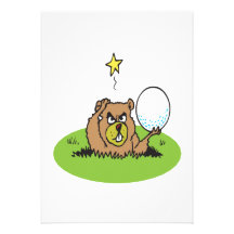 Angry Gopher Personalised Invitations