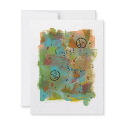 Angry grouchy yuck face mad fun contemporary art by SimpleTerms