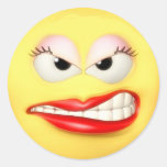 Angry Grrl  Sticker