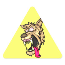 Angry Junkyard Dog Stickers