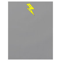 Angry Lightning. Yellow on Grey. Flyer