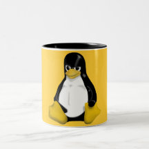 ANGRY LINUX TUX PENGUIN MUGS