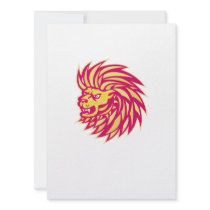 Angry Lion head Personalized Invite