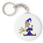 Angry Male Witch Keychain