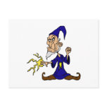 Angry Male Witch Post Card