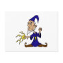 Angry Male Witch Post Card