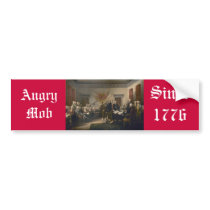 Angry Mob Bumper Sticker