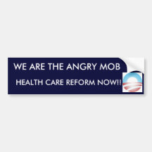 ANGRY MOB BUMPER STICKERS