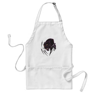 Angry Panther Aprons by Jungleshoppe
