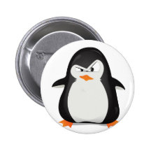 Angry Penguin Pins