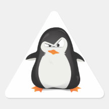 Angry Penguin Sticker