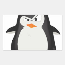 Angry Penguin Sticker
