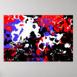 Angry Pig Abstract Art Print