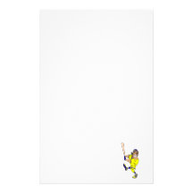 Angry pirate batter baseball stationery design