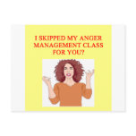 angry psychology joke postcards