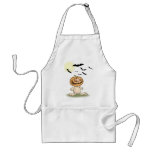 Angry Pumpkin Bunny Aprons