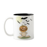 Angry Pumpkin Bunny Mug
