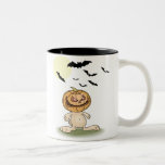 Angry Pumpkin Bunny mugs