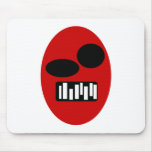 Angry Red Face Mouse Mats