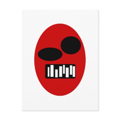 Angry Red Face Postcards by Supernova23