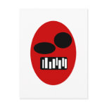 Angry Red Face postcards